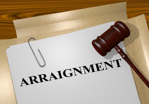 What is an arraignment in criminal law?